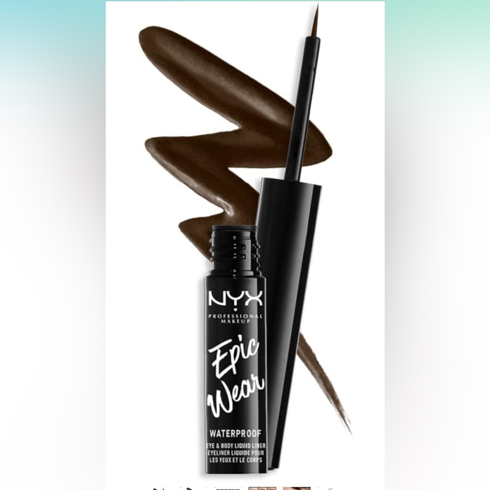 NYX PROFESSIONAL MAKEUP Epic Wear Liquid Liner, Waterproof Eyeliner Brown